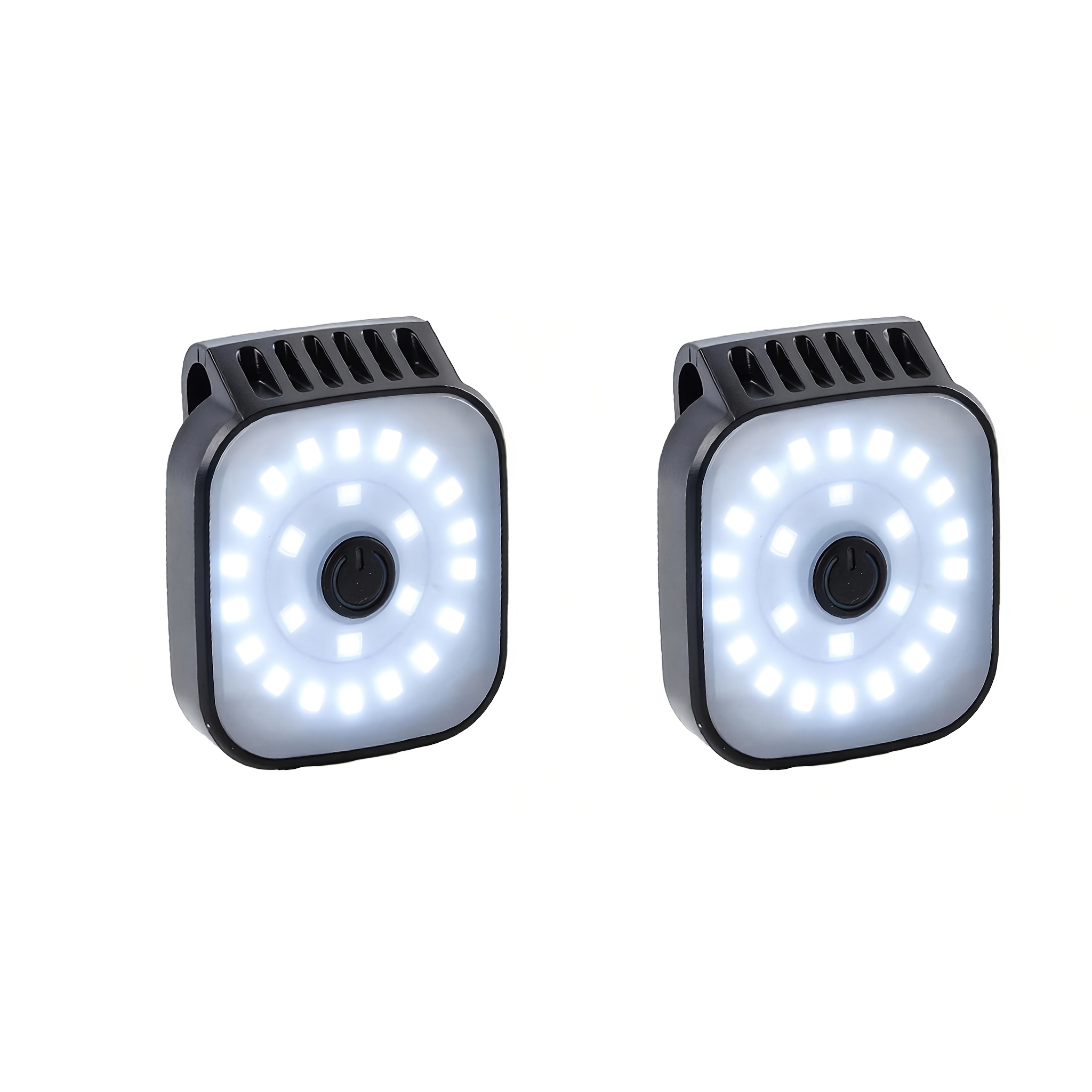 Image of Clip-on Lights, 4 Lighting , Usb Charging, Ideal For Walking Dogs At Night, Outdoor Activities, And Everyday Use.