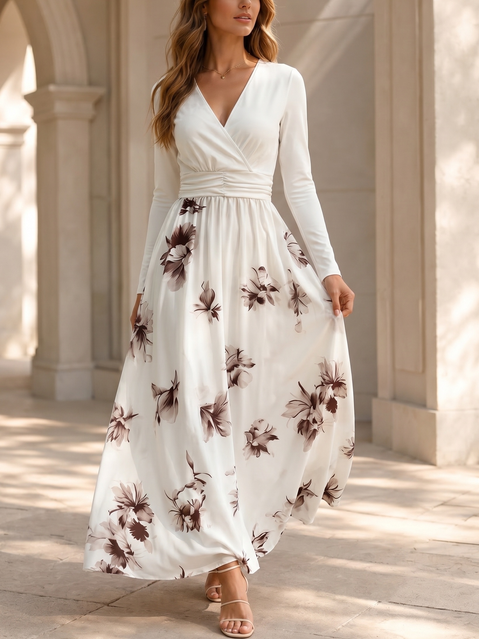 casual long flowy dresses