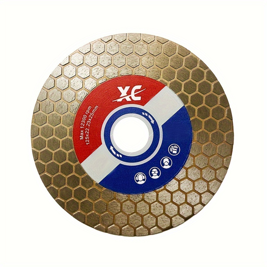 

Diamond Saw Blade For Cutting Ceramic Tile, Marble, Artificial Stone - 5-inch Steel Construction With Smooth Cutting And Holding Features