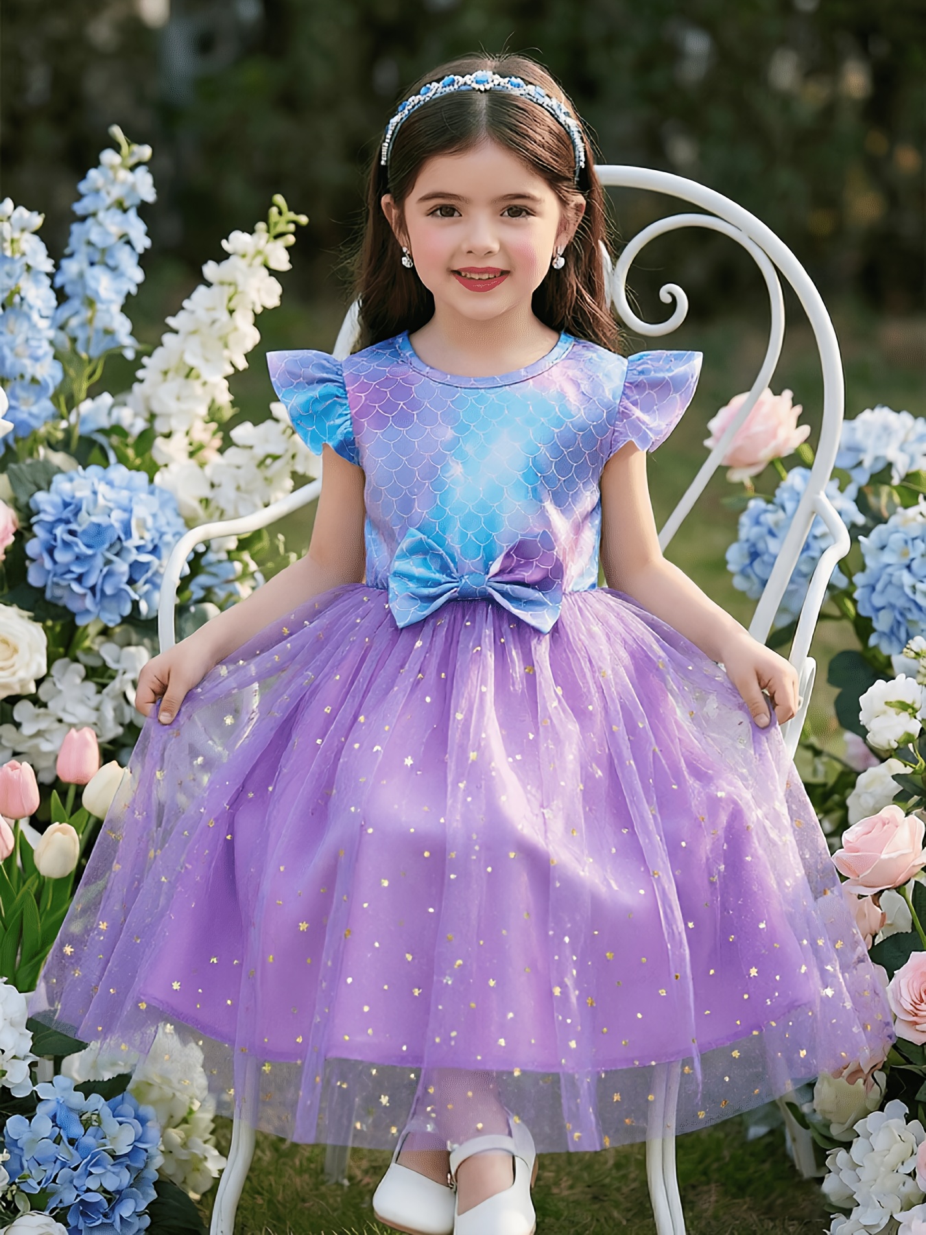 princess birthday dress for 7 years old girl Princess Girl Dress: Organza Birthday Party Dress (1-5 Years)