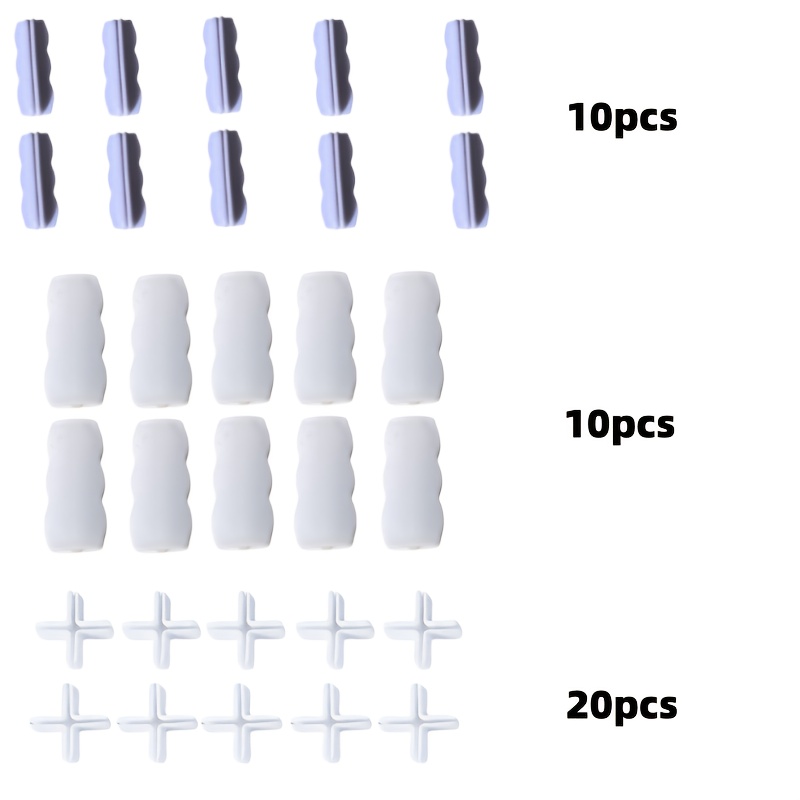 TEMU 20pcs Pack Fixed Drawer Separator And 10pcs Fixed Side Cross And 10pcs Extension (suitable For 12.6 Inch And 17.72 Inch Length Dividers)