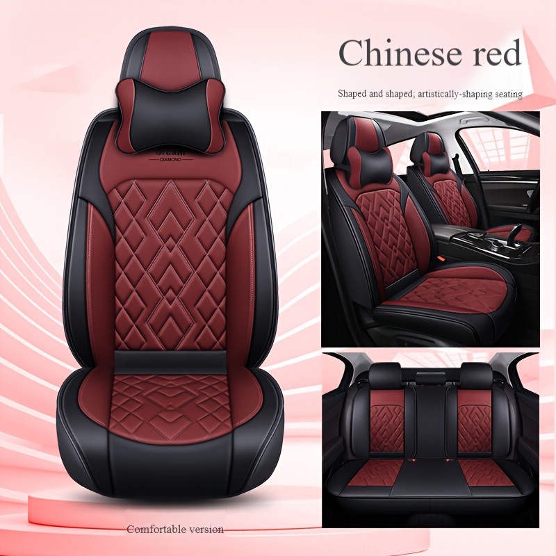 TEMU 1- And 5- Car Covers, Complete Suv Protection Covers, Leather Material Car Covers, Universal Car Covers, Sedan Protection Covers With Headrests,