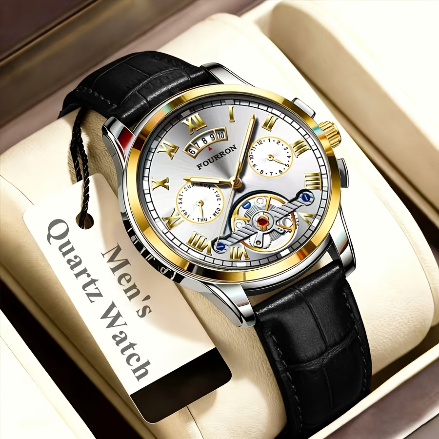 Fully Automatic Quartz Watch with Minimalist Design