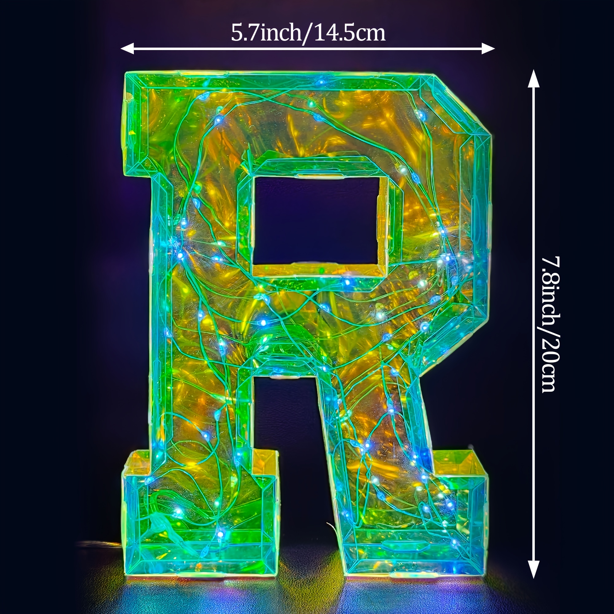 LED Color-Changing Letter and Number Lights