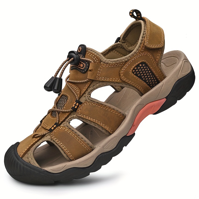 

Mens Closed Toe Hiking Sport Sandals Outdoor, Waterproof Fisherman Athletic Water Sandals For Sandals Summer Beach