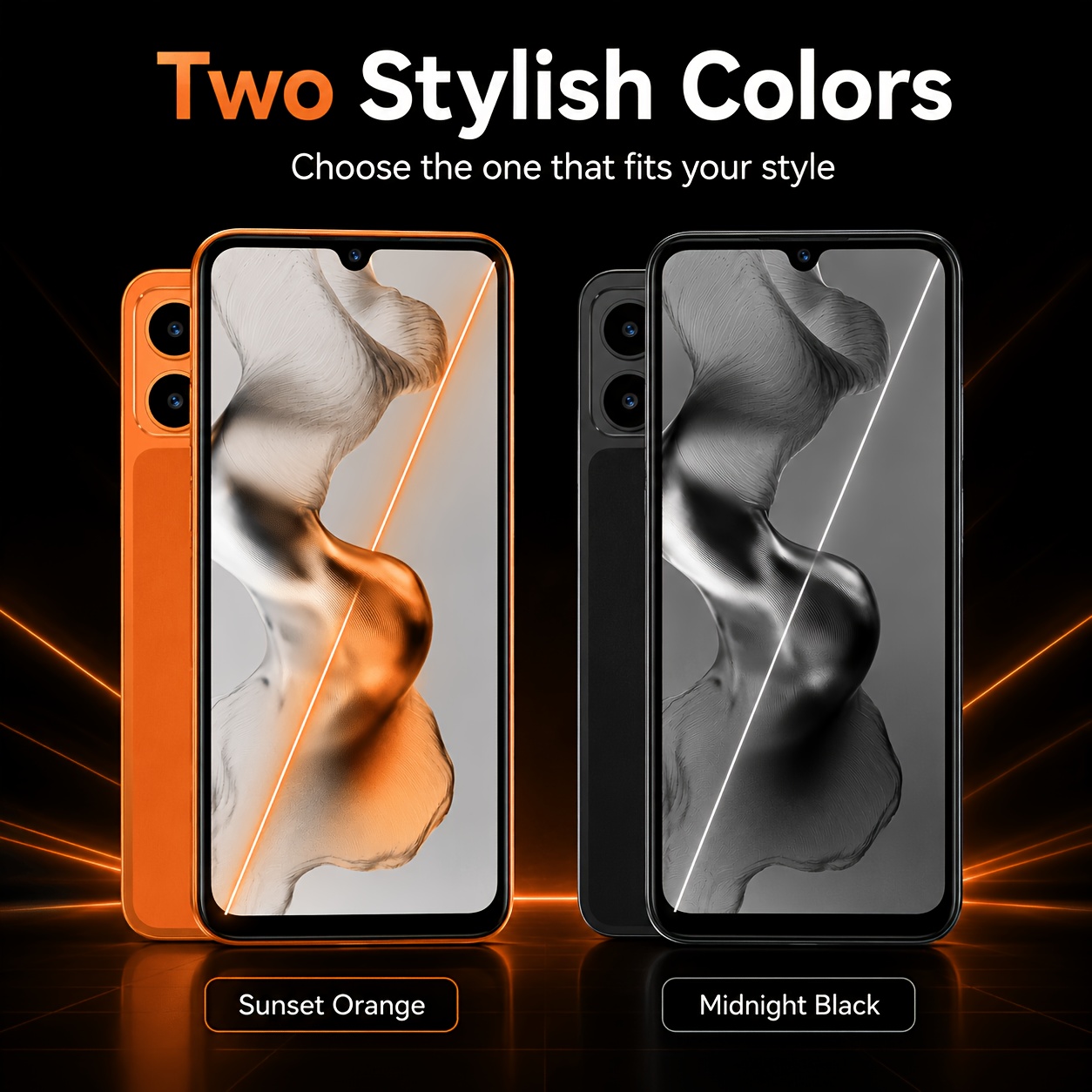 Image of Note 17p Large-screen Phone | 6.8-inch Hd Display | Sim-free 16 Smartphone | 8gb + 64gb Rom, Expandable To 256gb | 5000mah Battery | 16mp + 8mp Camera | 4g | Gps, Face Unlock, Usb-c And Headphone Jack
