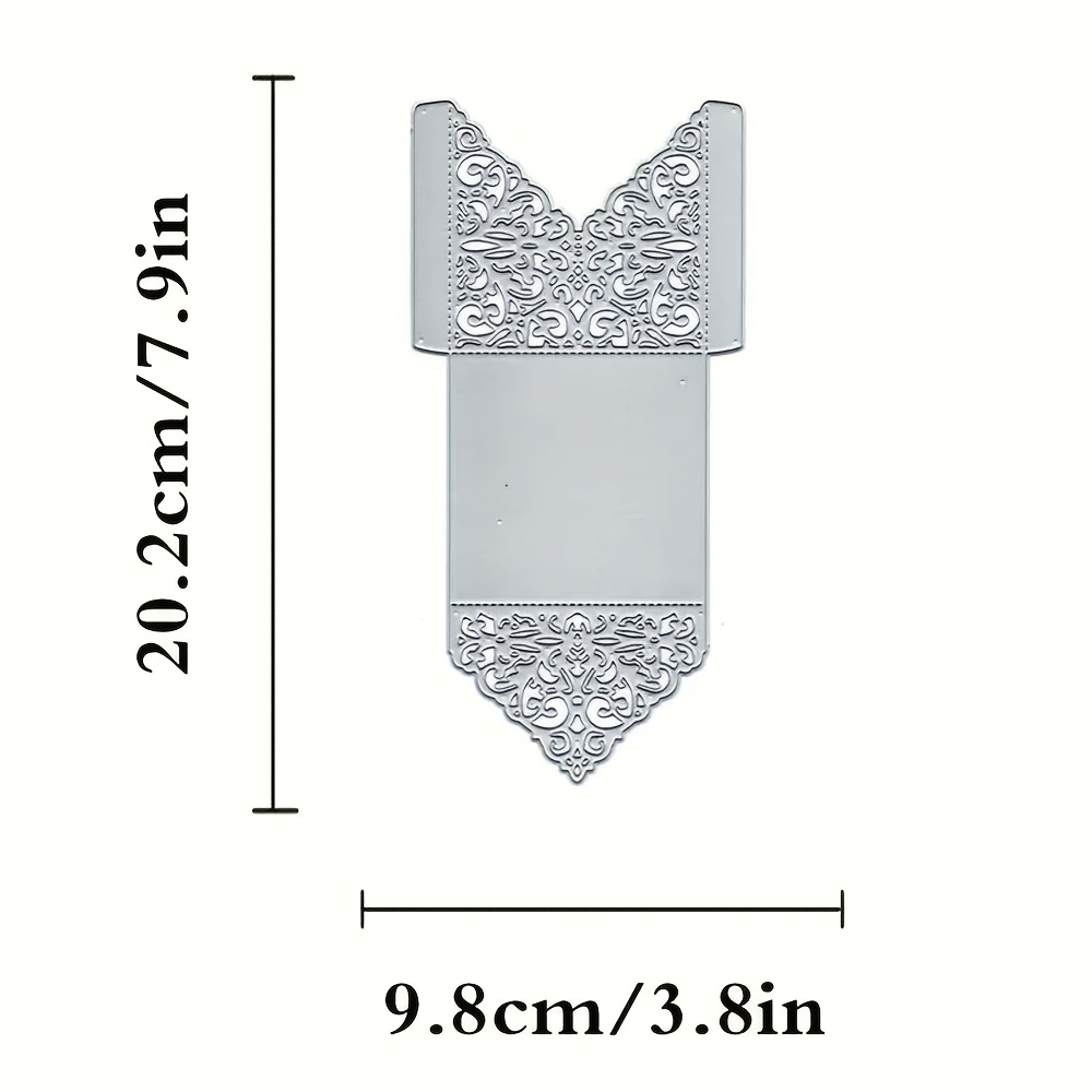 1pc Envelope Cutting Dies. Scrapbooking Card Die Cut, Handmade Greeting Card Making Stencils, Handmade Craft Embossing Tool