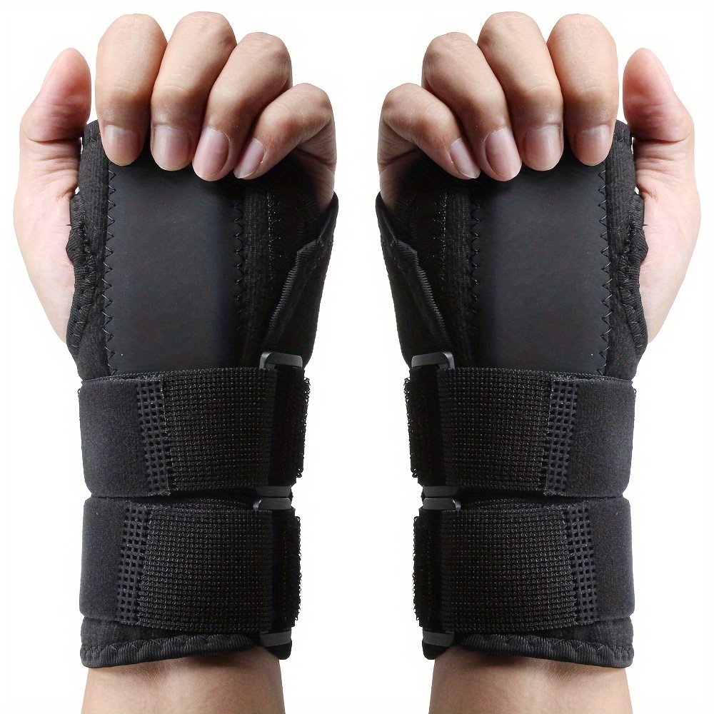 2pcs Wrist Brace Support With 2 Adjustable Straps For Men Women