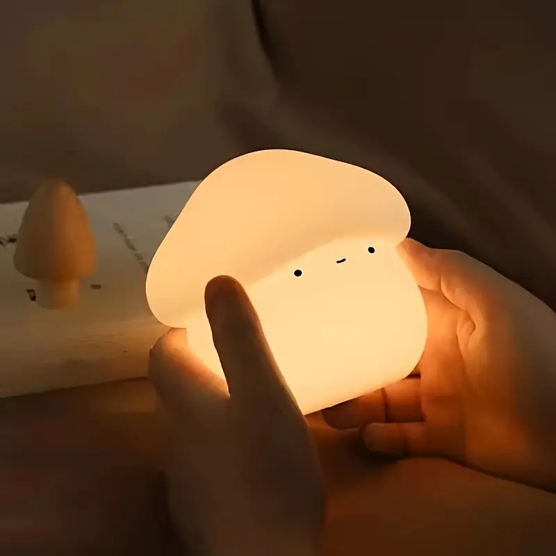 mushroom led night control rechargeable battery powered table lamp for home outdoor use Product details 4