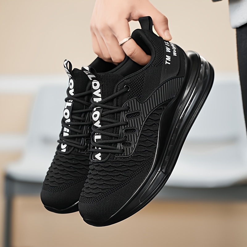 mens athletic running shoes breathable gym jogging tennis - Temu display picture 1