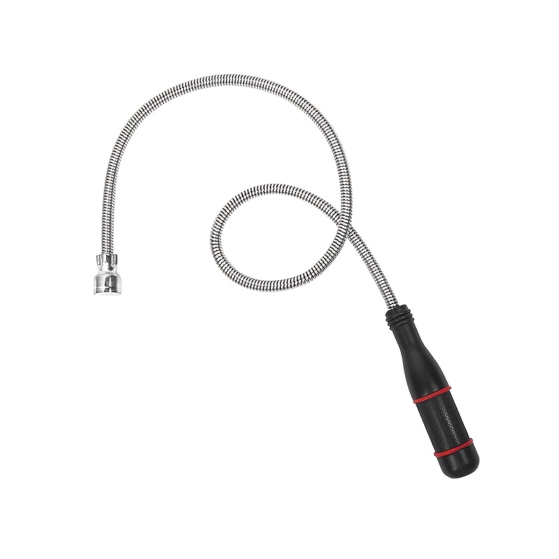1/2pcs Powerful Magnetic Pickup Tool, New Foldable Design, In Large And Small Head Options, Automotive Repair Tool
