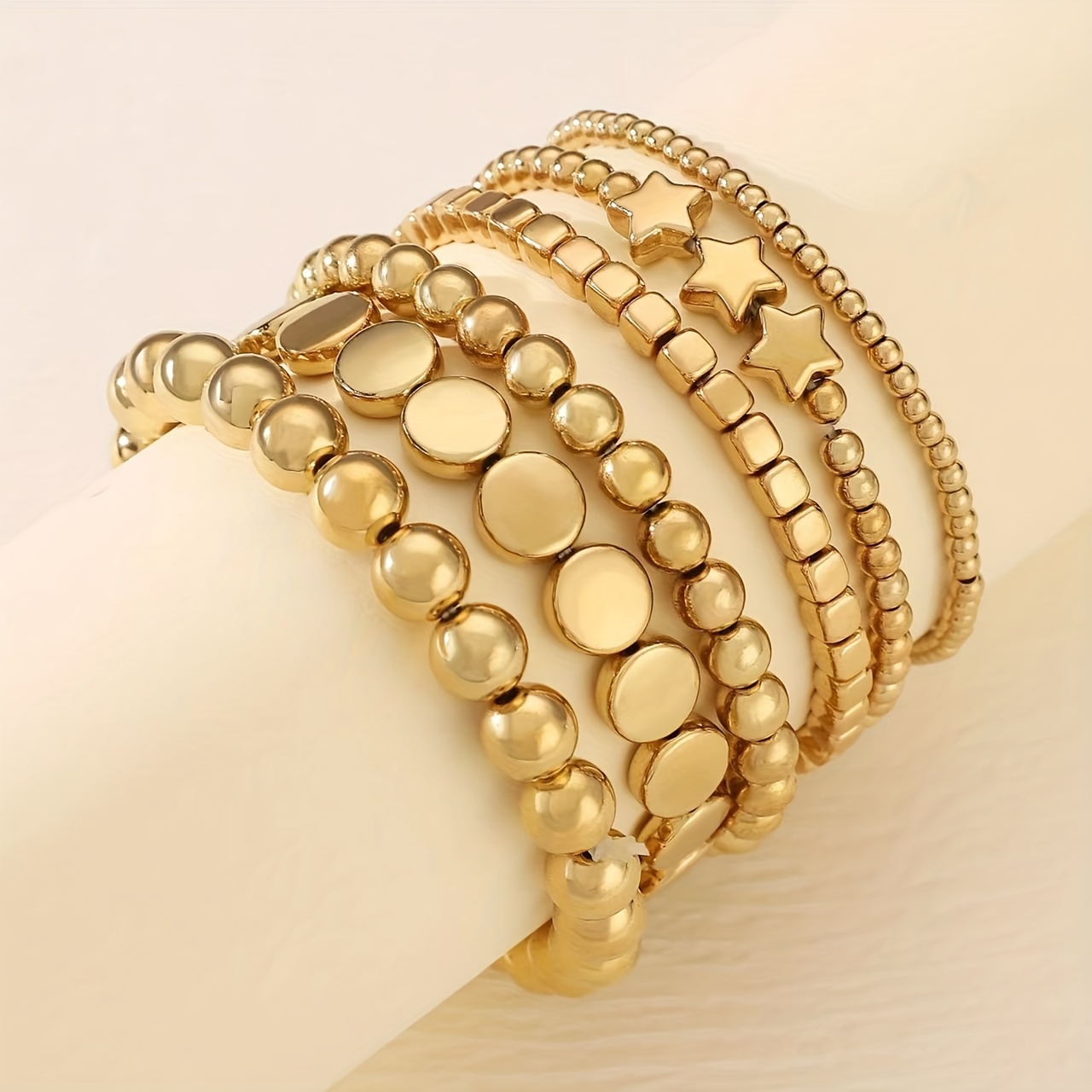 

6pcs Multi-style Women's Bracelet Set, Elegant And , Suitable For And Party Gifts