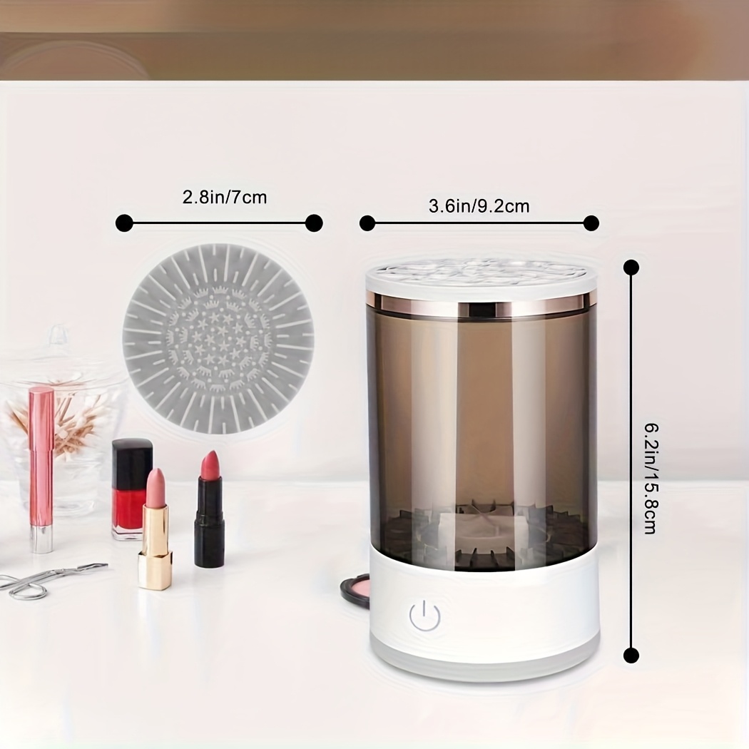 TEMU Electric Makeup Brush Cleaner, Automatic Brush Washer, Makeup Brush Cleaning Machine, Makeup Tool Cleaner For Daily Use, Christmas Gift