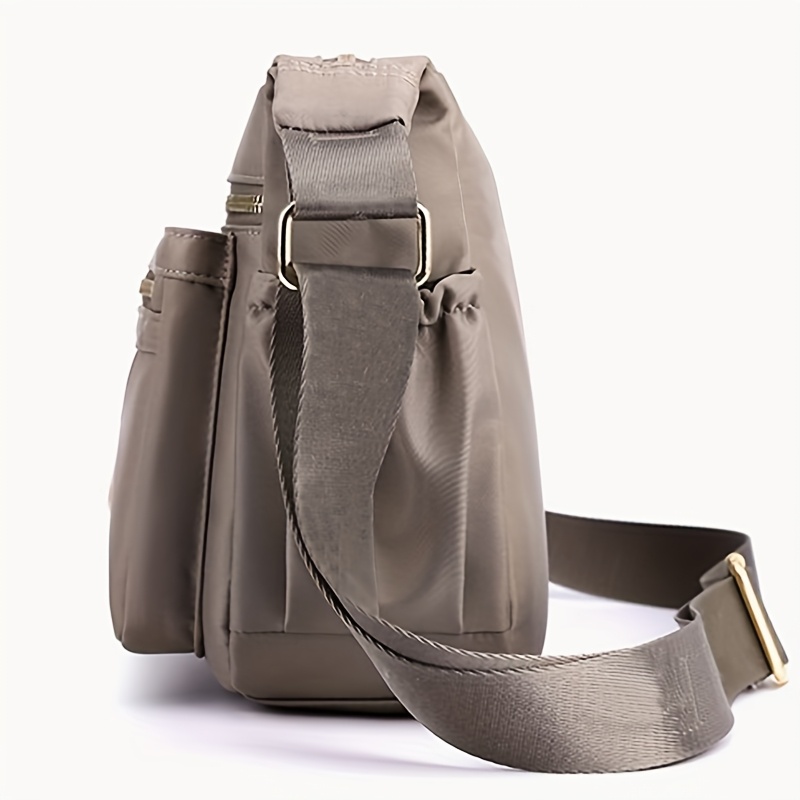 Unisex Multi-Layer Shoulder Bag, Versatile Crossbody Option