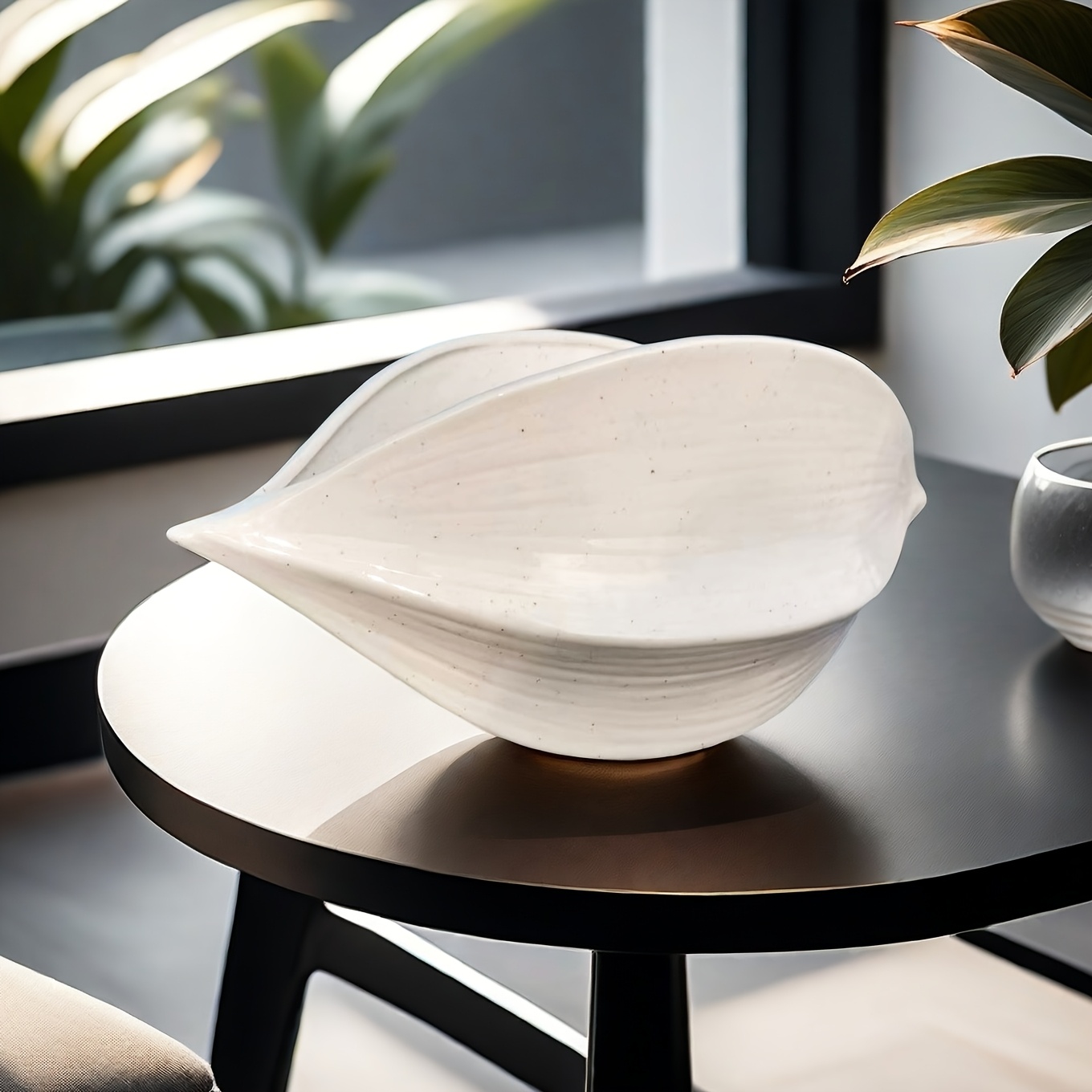 1pc Hydroponic Planter, Non-Leaking Design, Exquisite Exterior, Novel Shape, New Arrival, Home Decor, Ceramic Material Gardening Gift