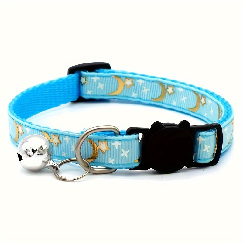 1  star moon pet collar anti choking adjustable safety     cartoon pattern polyester for small cats and dogs Product details 3