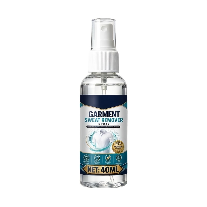 TEMU Spray Déodorant Multifonctionnel , Élimine Efficacement les Taches de Transpiration Tenaces et le Jaunissement des Tissus. Dissout les Huiles