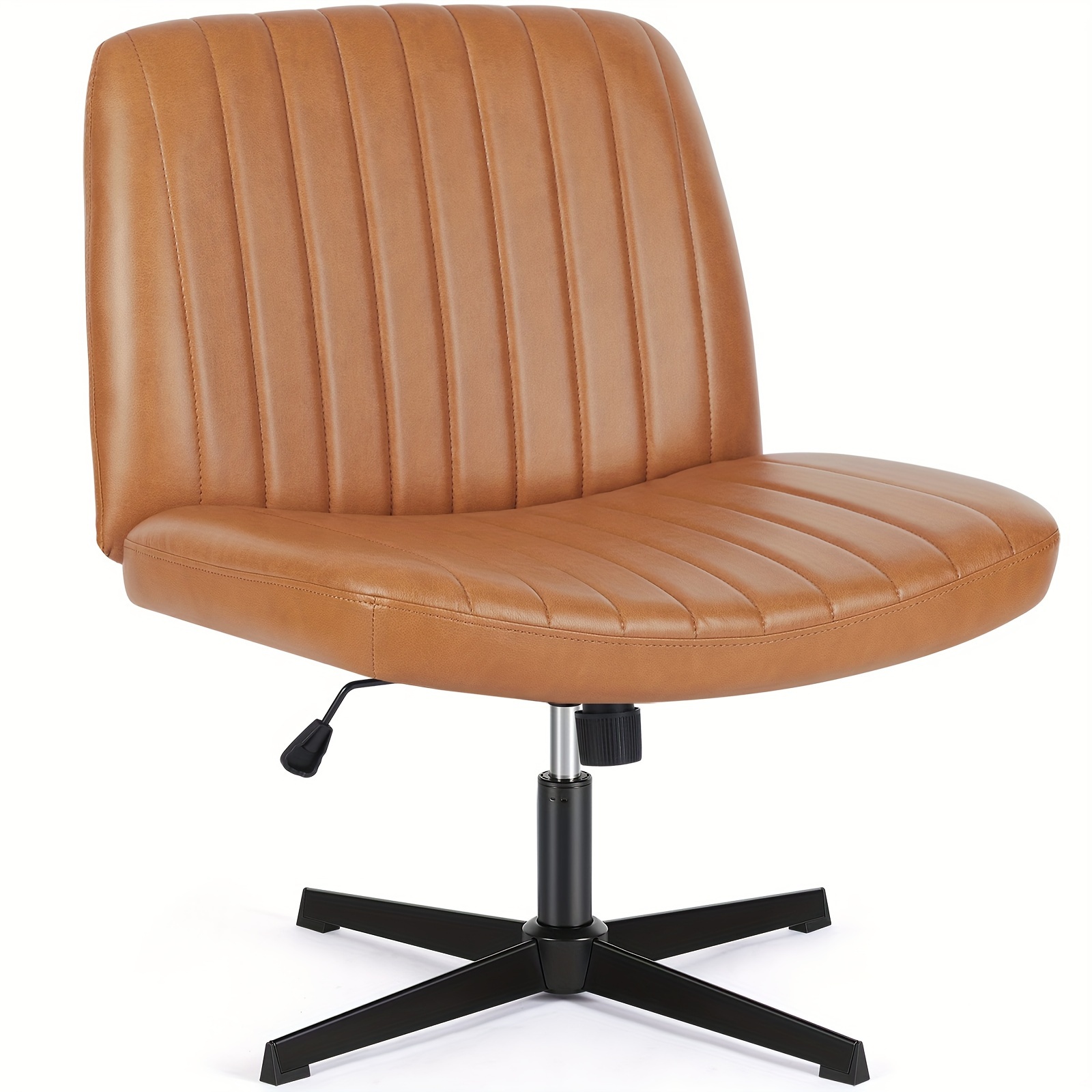 Brown office chair desk top vanity chair