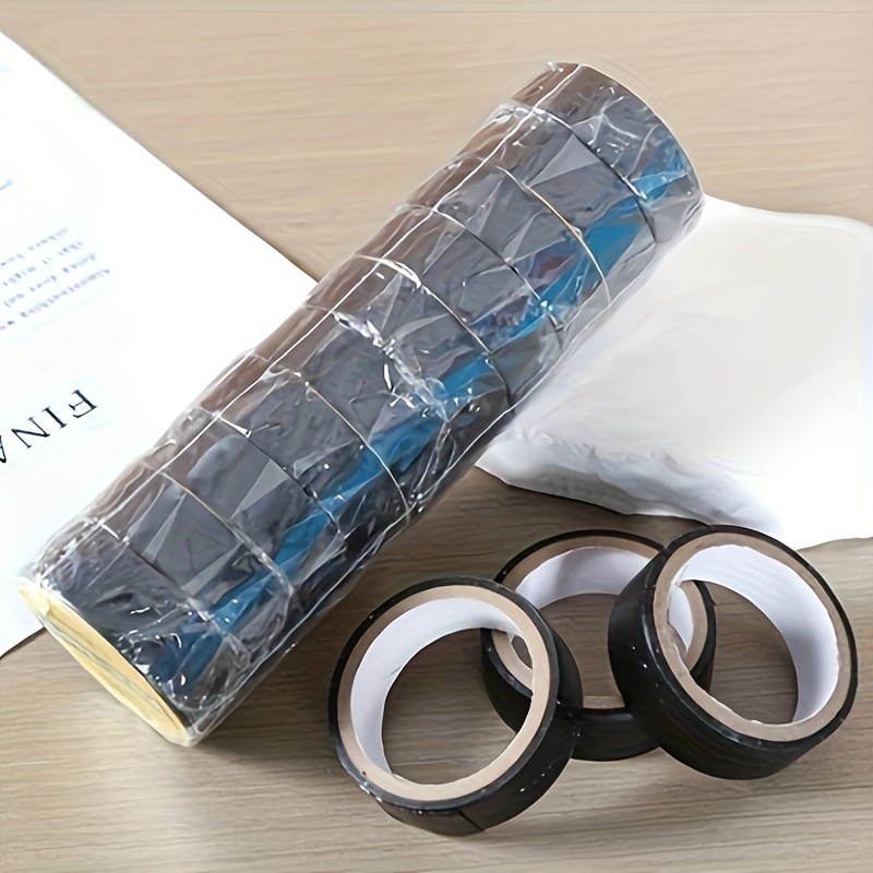 

10pcs Electrical Tape, Insulating Tape, Tape, Black High Temperature Resistant Tape, Insulating Tape, Electrical Tape