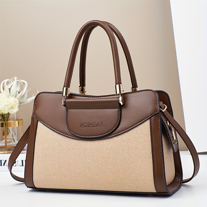 A Stylish And Spacious Tote Bag for Mom, Perfect for Family Gifts, Featuring a Chic Design That Can Be Used As a Shoulder Bag Or Crossbody