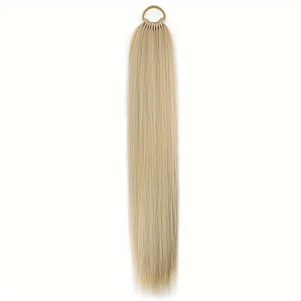       inch synthetic ponytail extension with hair tie for   for daily party and festive occasions details 4