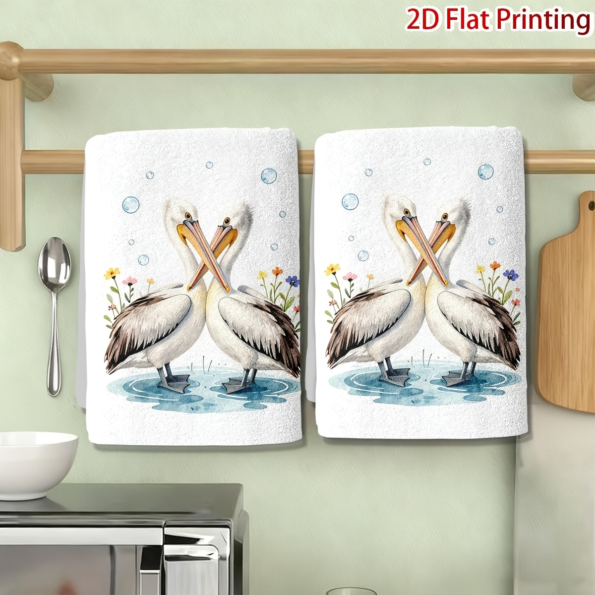 TEMU Cleaning Cloth 2pcs Kitchen Towel - Intimate Kitchen Towel, Cleaning Cloth, Dish Towel, Dry Wipe Cloth, Cleaning Cloth For Outdoor Scenes, Gift