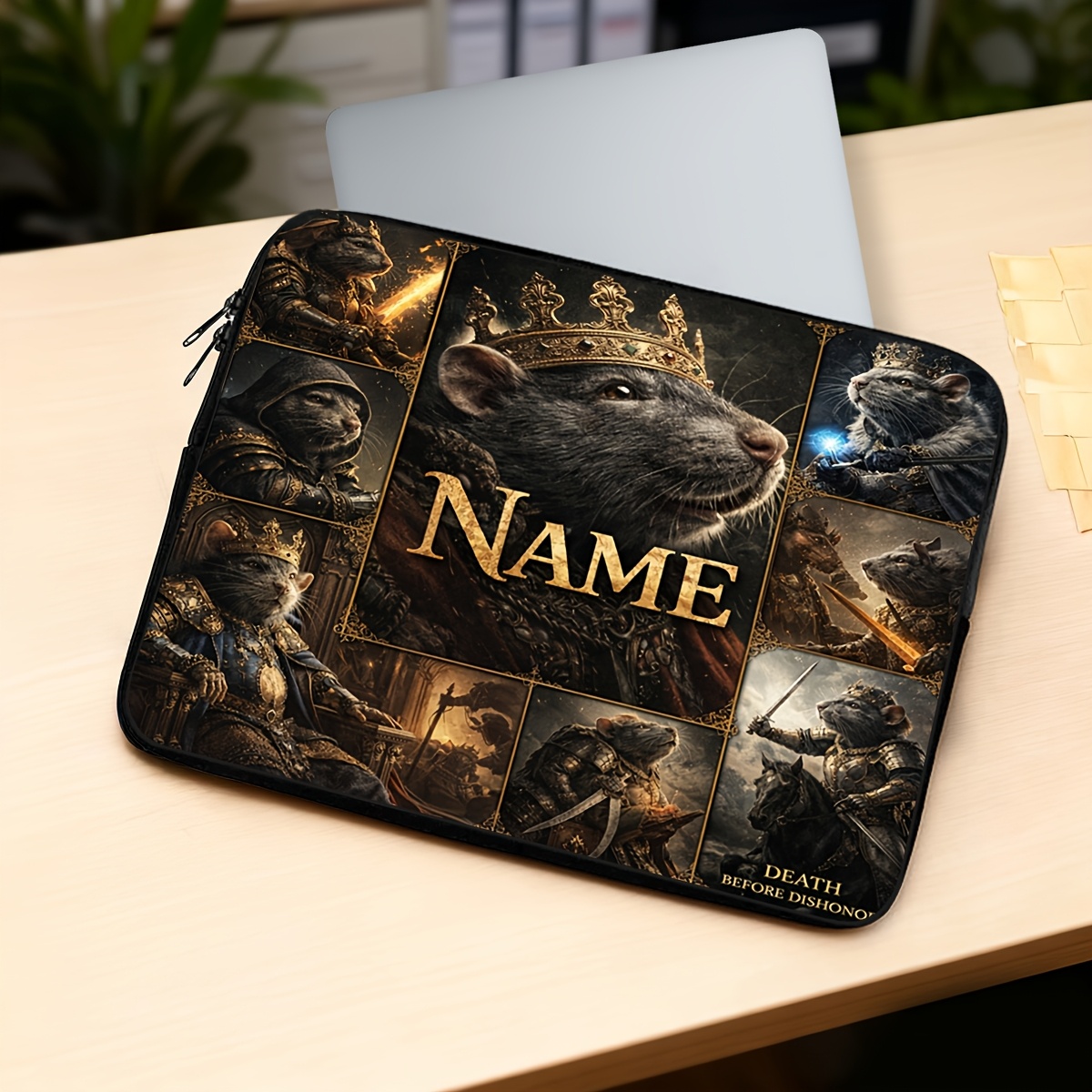Custom Rat King Warrior Laptop Sleeve Case for 25.4-43.18cm Laptops