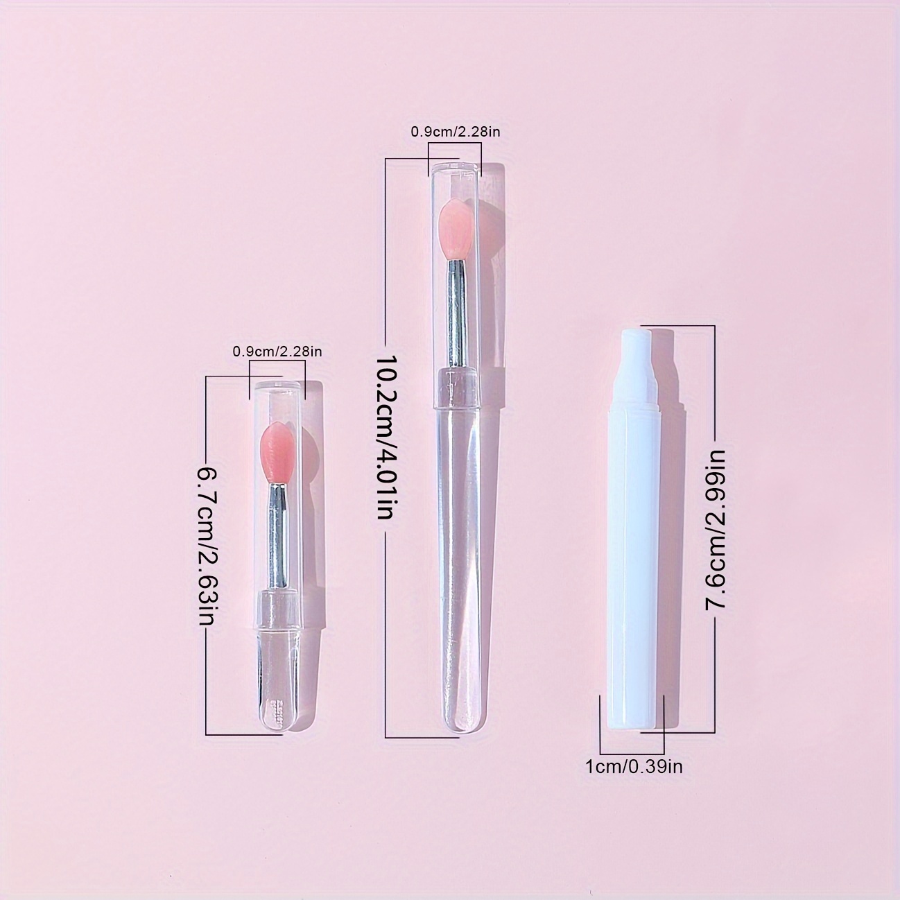 Silicone Lip Makeup Brush Dust Lipstick Stick Applicator - Temu