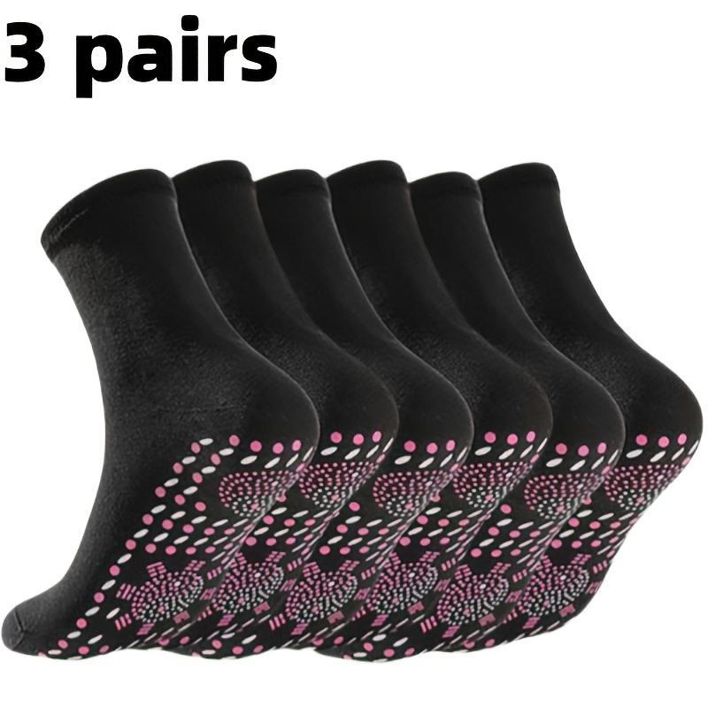 E-shop 3/5 Paar Socken – Bequem, atmungsaktiv & warm für Outdoor-Aktivitäten, als Weihnachts- & Erntedankgeschenk, Schwarz