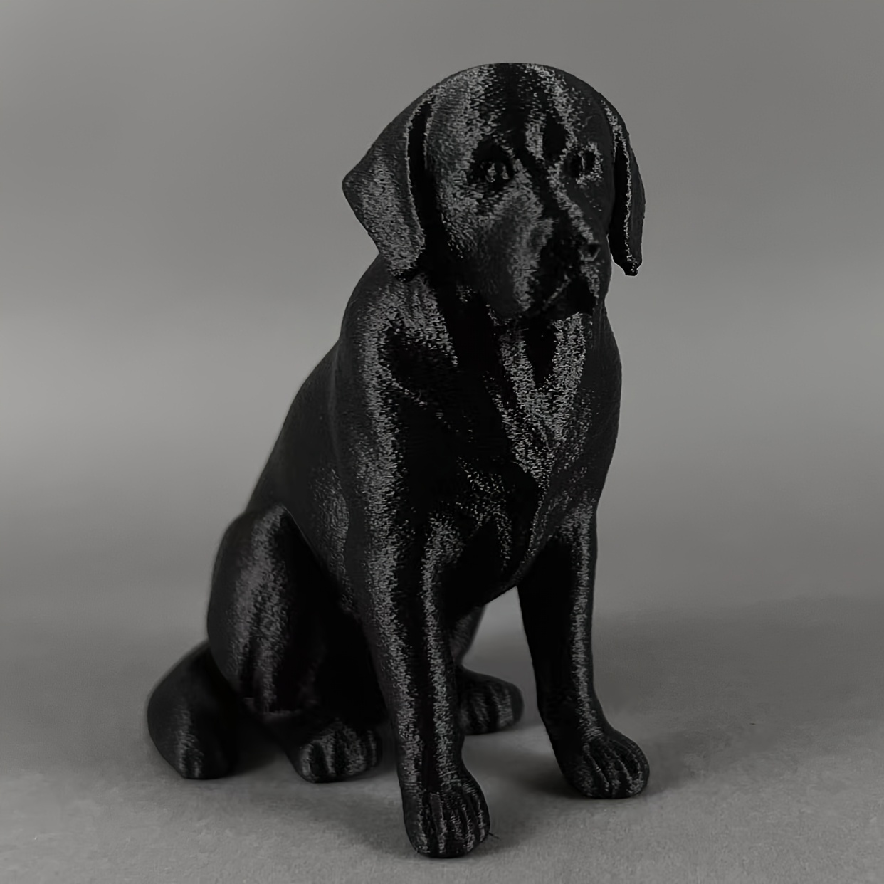 Image of 1pc 3d Printed Labrador Statue, Realistic - Home Decor Dog Sculpture Ornament, Suitable For Christmas, Thanksgiving, Halloween And More - Indoor/outdoor Use, Decor | Bookshelf, Desk Decoration