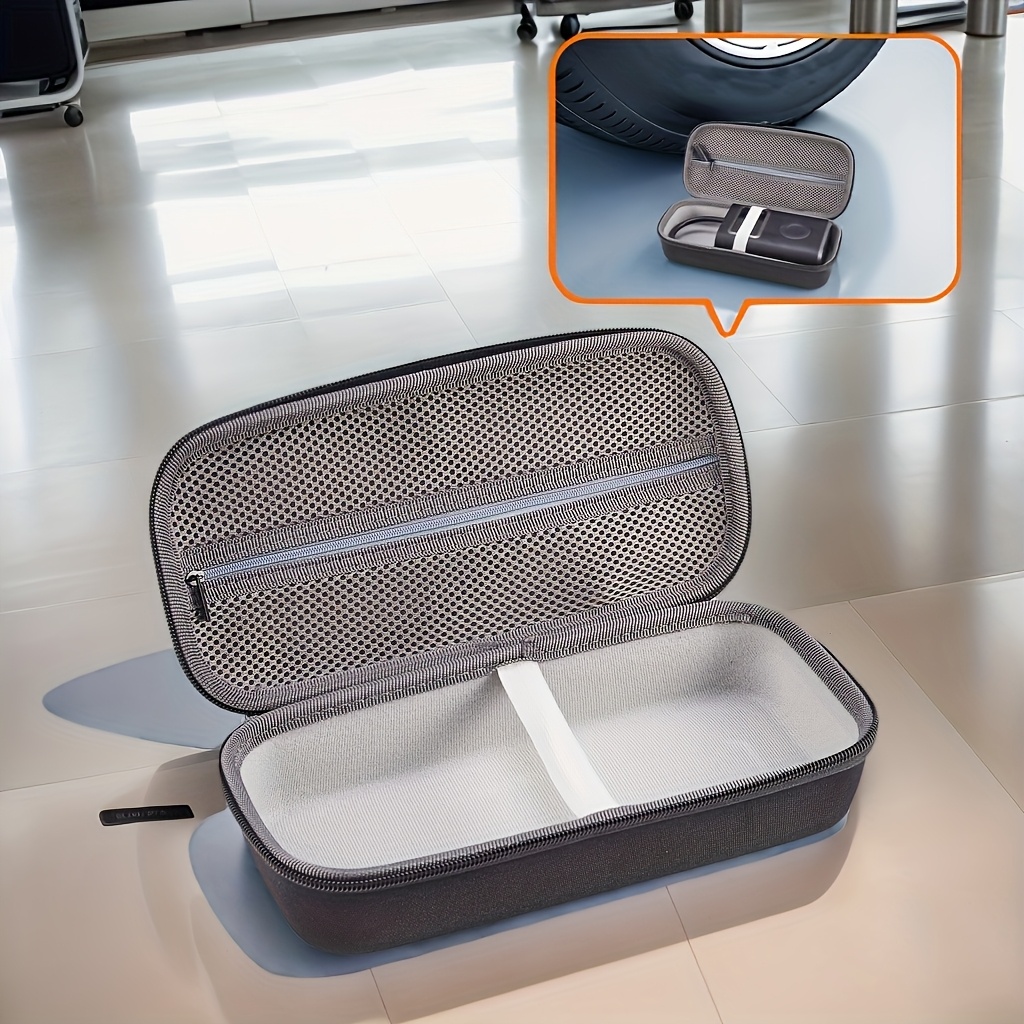 TEMU Grand Étui Rigide Portable pour Pompe à Air Xiaomi Air Pump 2 Pro – Sac de Rangement pour Gonfleur de Pneus de Voiture et Vélo – Boîtier pour
