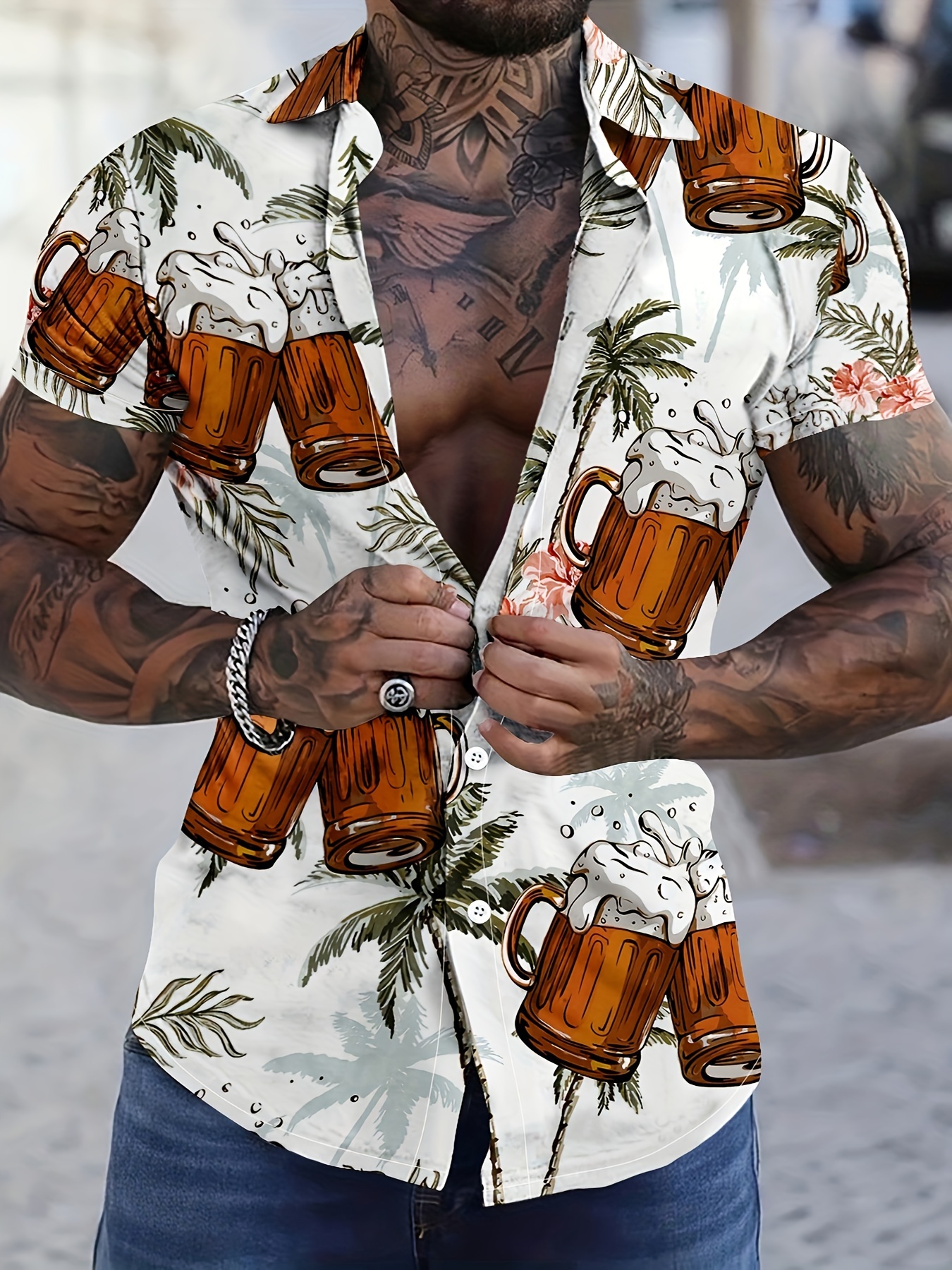 Camisas De Playa Para Hombre Verano - Temu Mexico