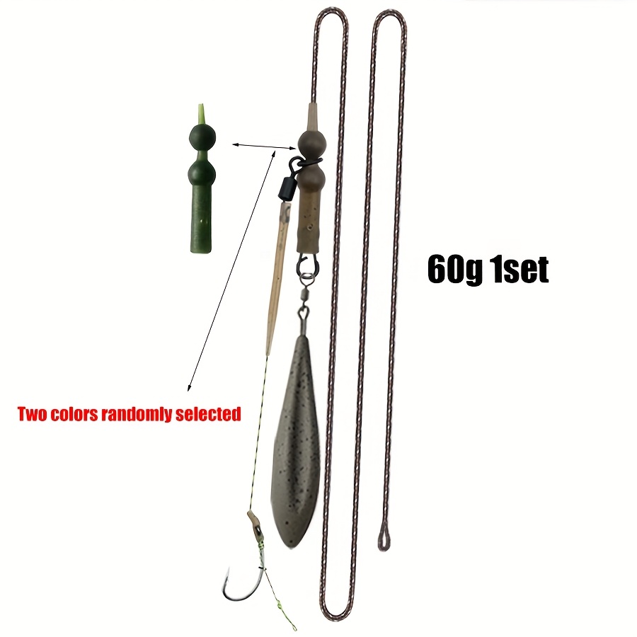 E-shop 1 Set Euro Carp Fishing Helicopter Weidenblei-Rig-Set, 40 - 120g, Anti-Haken & Verlustschutz Integriertes Design, Schnellwechsel-Komponenten,