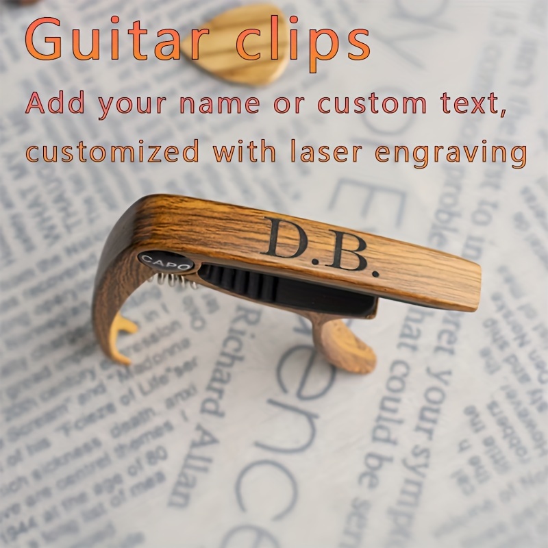 

Custom Capo For Acoustic & Electric Guitars And Ukuleles - Easy Tuning, , - Polished Musical Accessory, Guitar Accessories