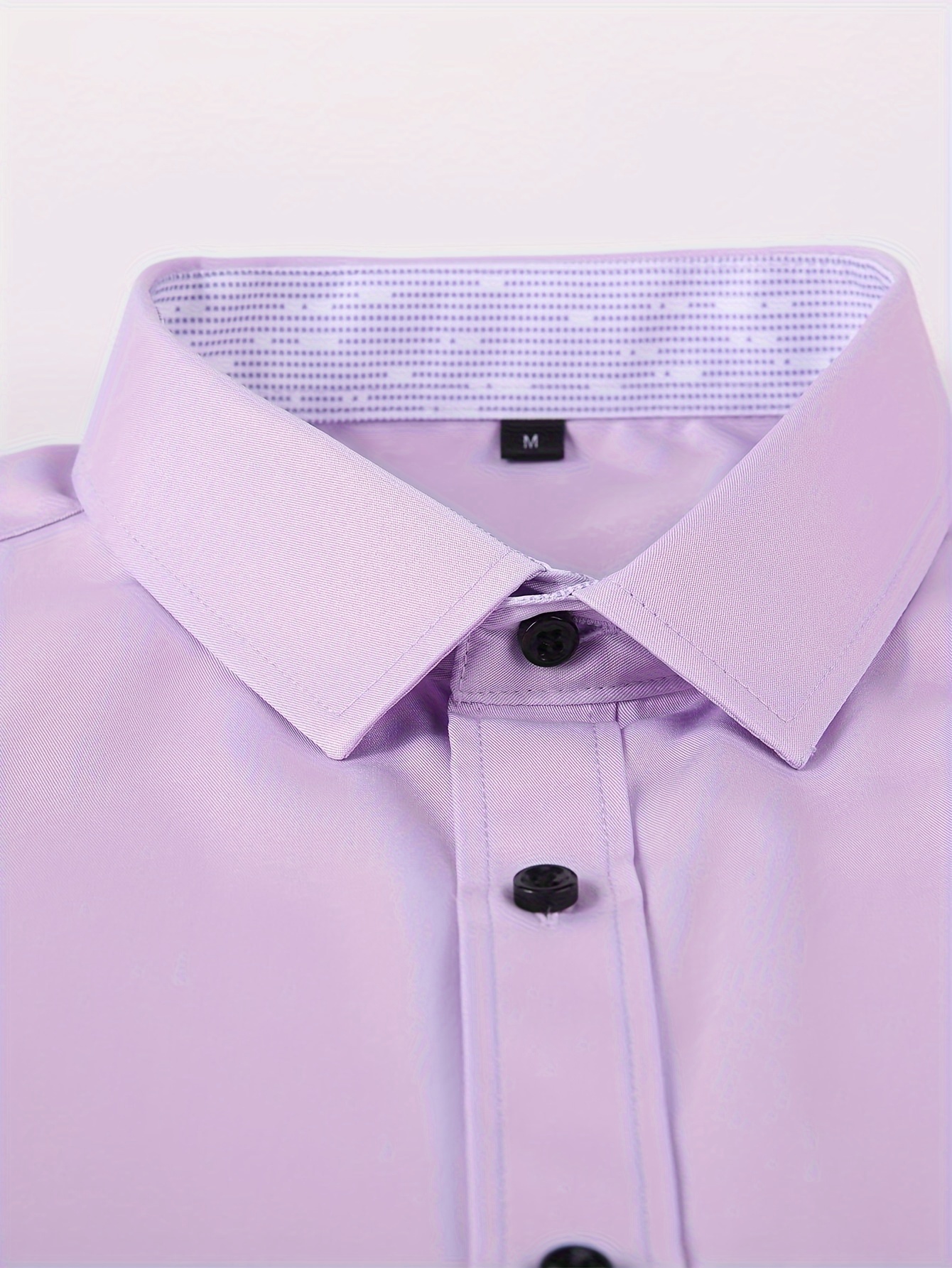 men's quick dry wrinkle resistant business dress shirts Temu New - Main Image