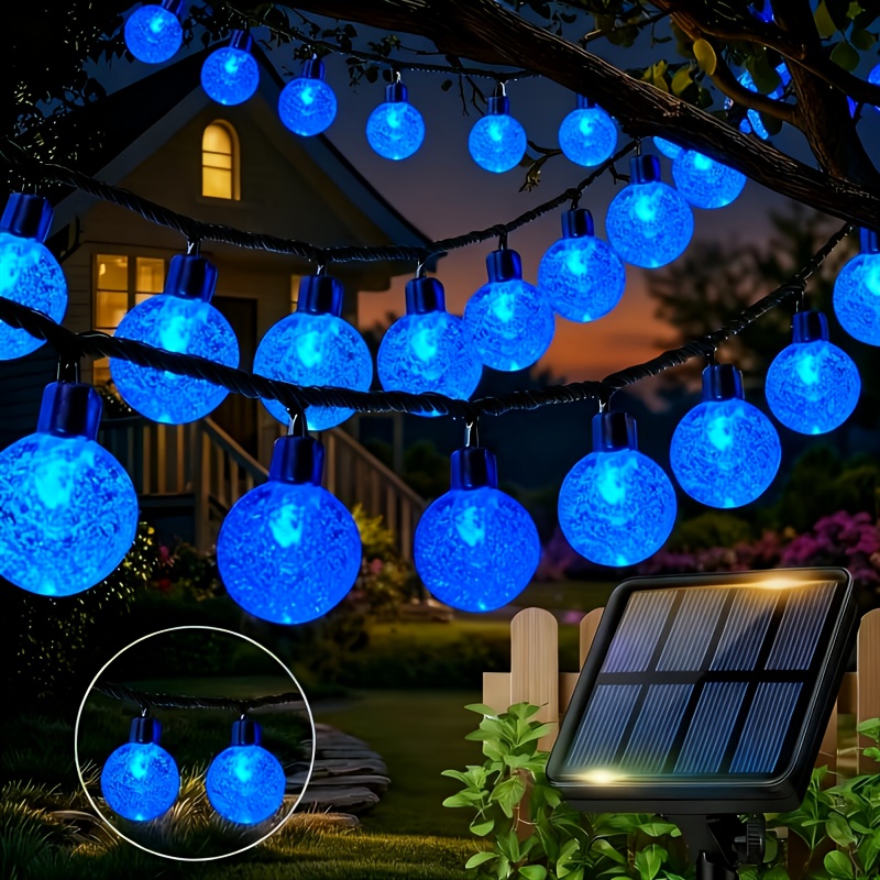 Solar String Lights - 50/100 Led Lights For Outdoor/indoor Use, Suitable For Garden, Easter, Mother's Day, Wedding, Patio, Valentine's Day Decoration - Ipx4, In 5m/7m/12m, 8 Lighting , Installable