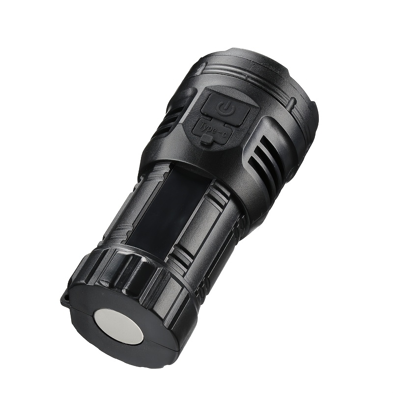 E-shop 1 Stück 9-LED superhelle Handlampe, magnetische Befestigung, tragbare superhelle Taschenlampe, leistungsstarkes Flutlicht, geeignet für Outdoor,