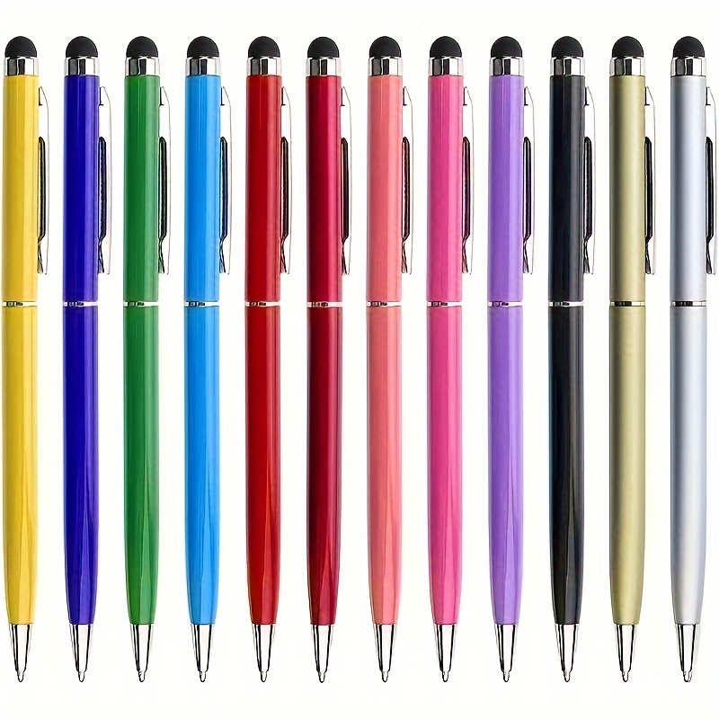 

2-in-1 Capacitive Stylus & Ballpoint Pen For Smartphones And Tablets - Universal Touchscreen Compatible