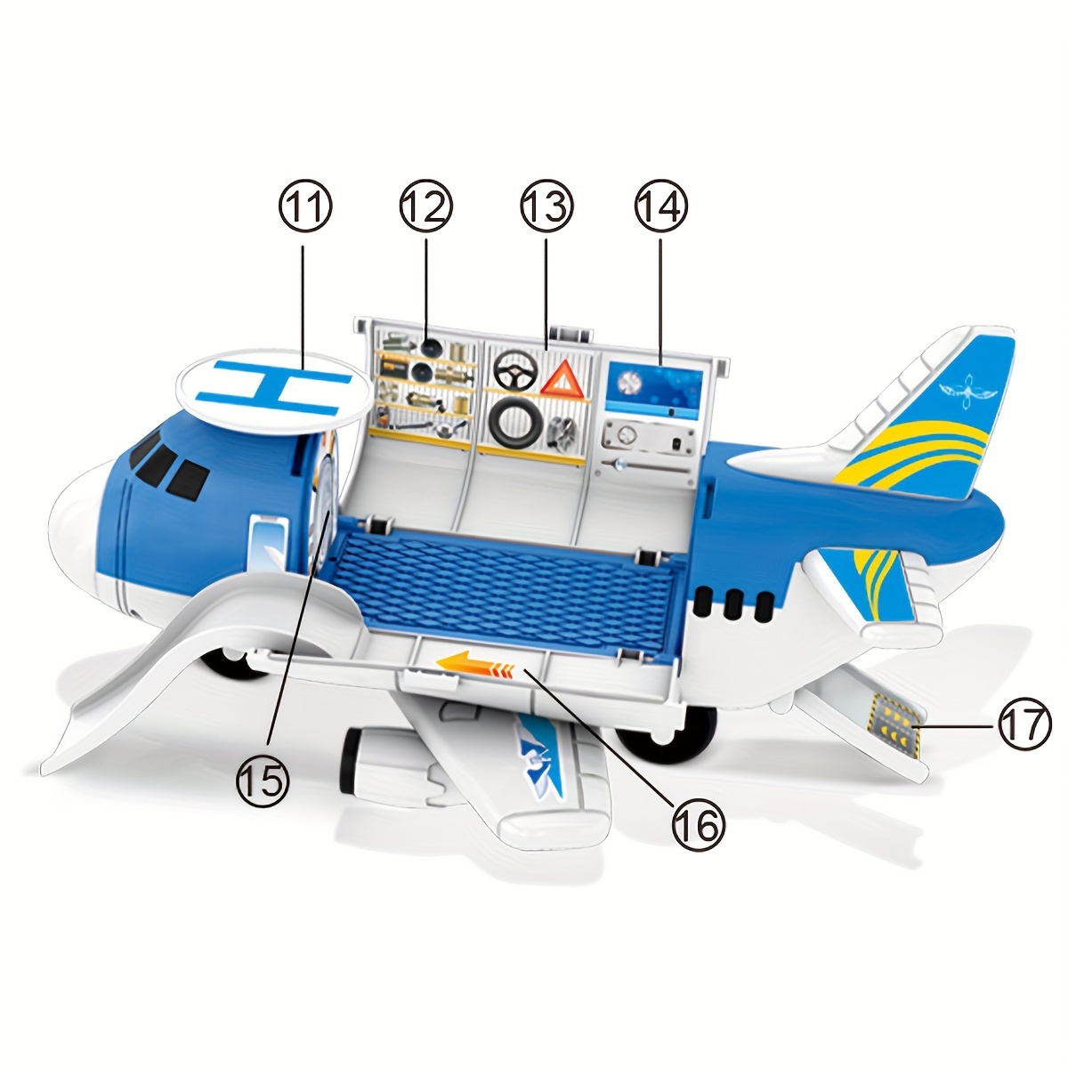 diy airplane transportation playset Temu Canada
