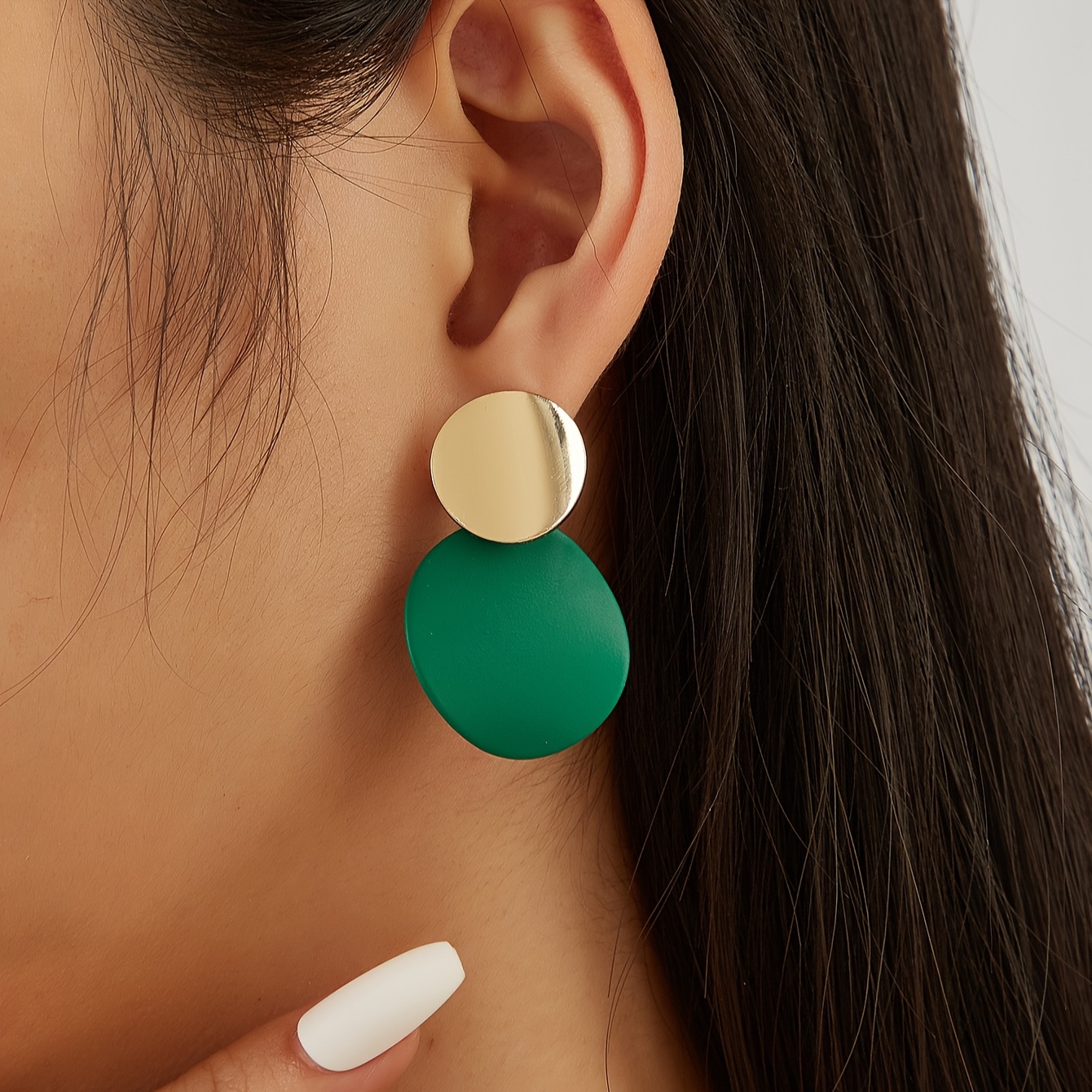 Versatile Geometric Round Earrings for Daily Wear
