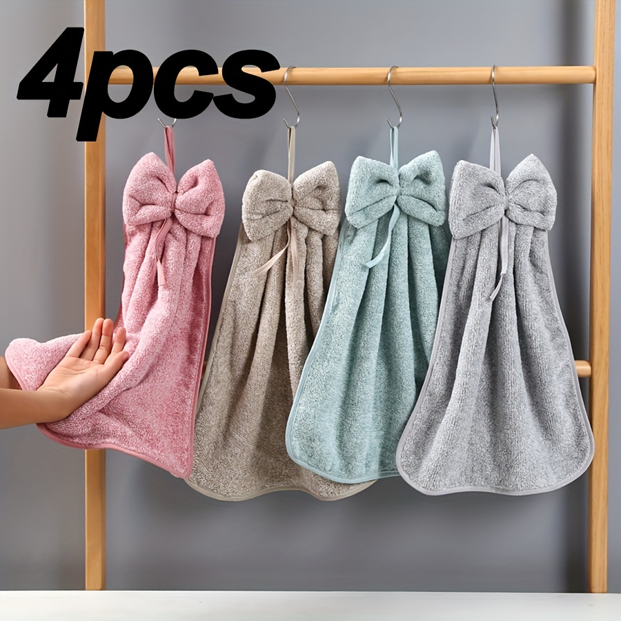 

4- Towels, - Bathroom Wipes, , -drying, Absorbency, Rectangular, Polyester & , Knitted & , 300g/m²