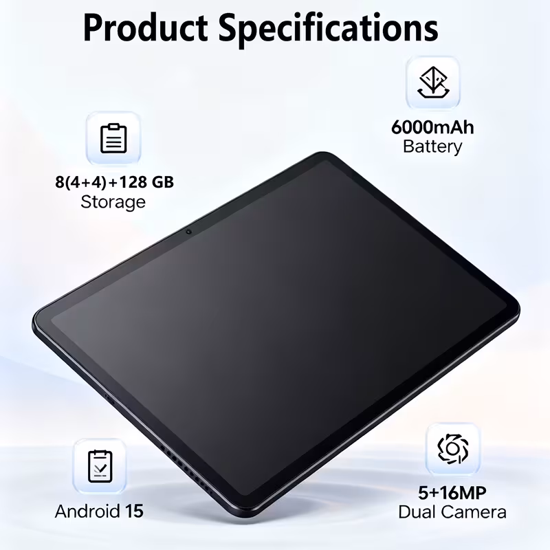 2026 in car navigation tablet 2 in 1 tablet 10 1 inch touchscreen 8 gb 4 4 128 gb storage supports gps wi fi and bluetooth road trip navigation assistant gift for easter labor day mothers day fathers day Product details 3