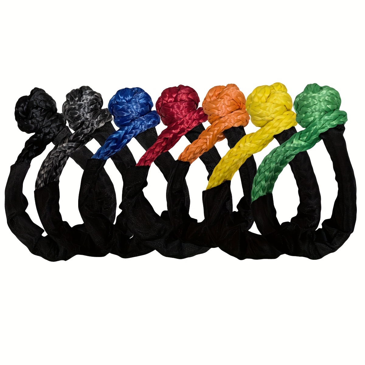 

Uhmwpe Synthetic Soft Shackle Rope 1/2in X 22in (17ton/38, 000lbs Breaking Strength) With Protective Sleeve