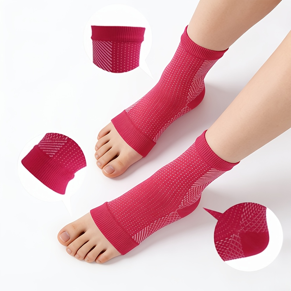 Single/Pair Women's and Men's Ankle Compression Socks, Essential for Office Use, High-Elasticity Support for Sports, Running, Cycling, and Hiking, Spring/Summer Style with Comfortable and Skin-Friendly Fabric, Great Gift Choice, Suitable for Multiple
