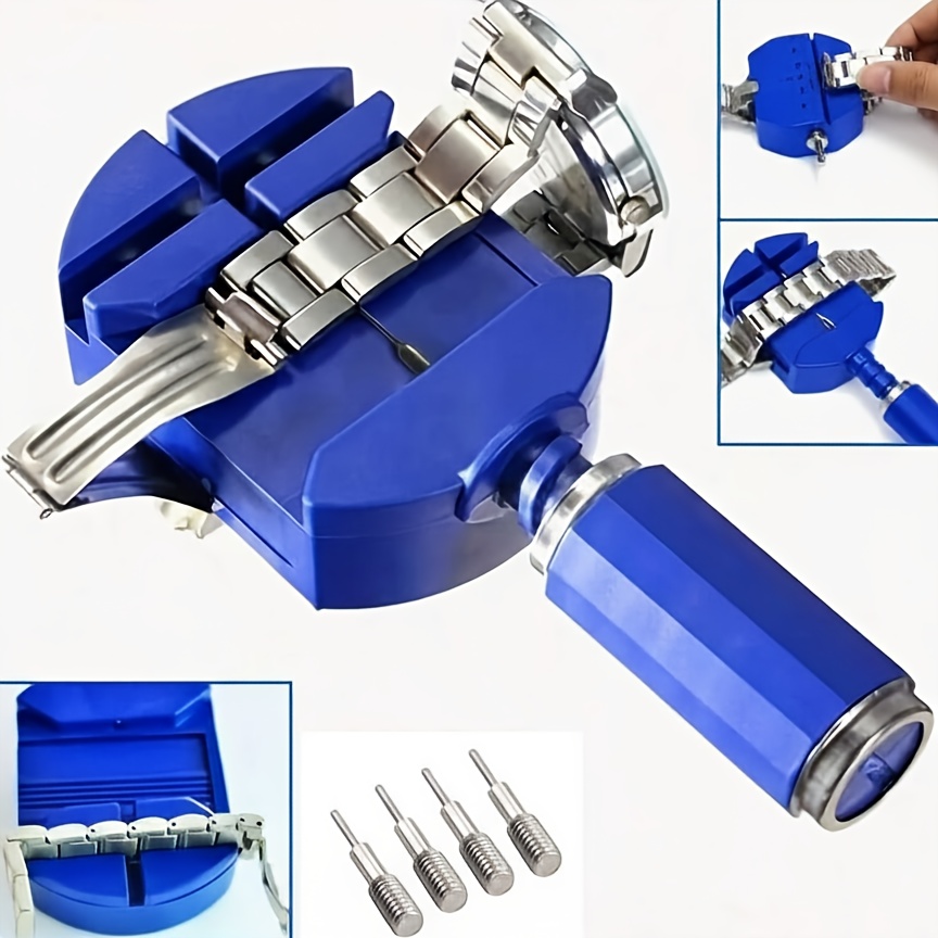 TEMU Kit d'outils pour bracelets de montre 5 pièces, comprenant un outil de retrait de bracelet et un outil de barre à ressort, conçu pour ajuster et