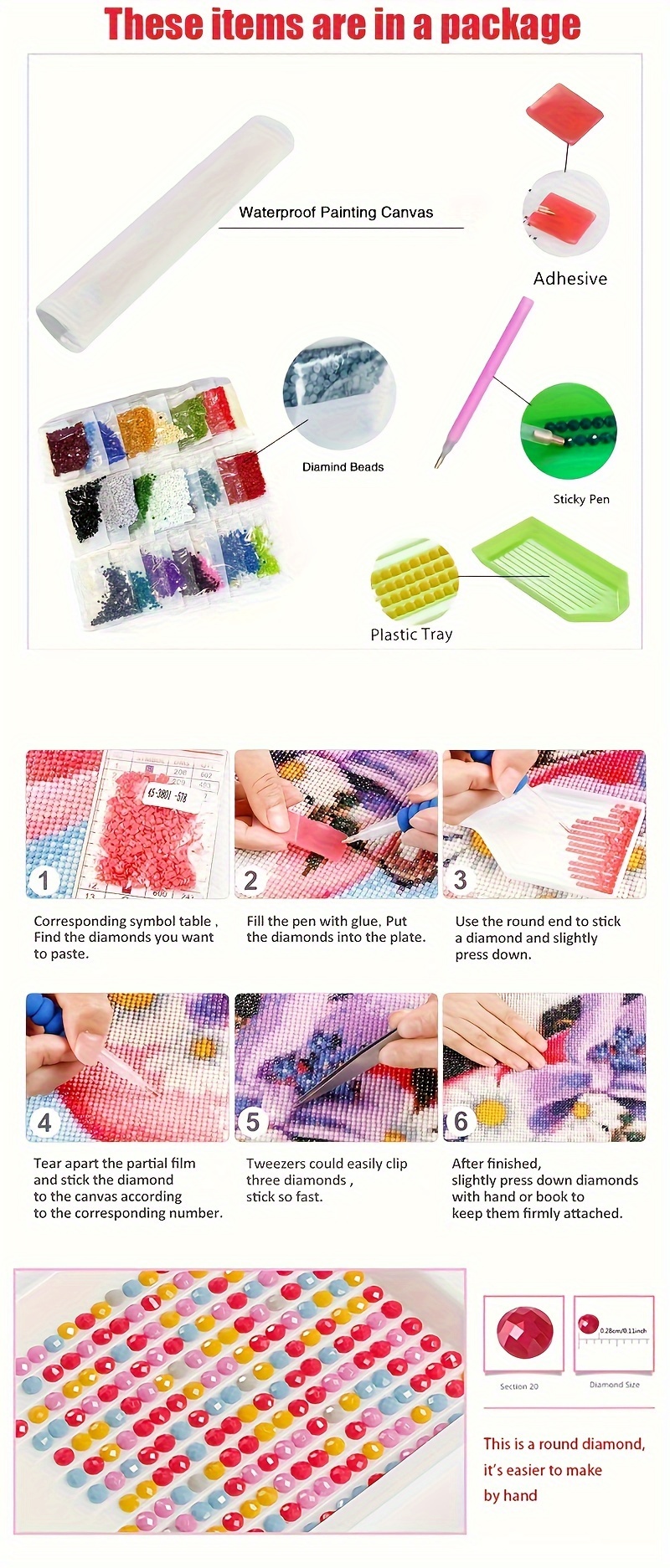 5d Diamond Painting Kit Round Diamond Arts Craft - Temu