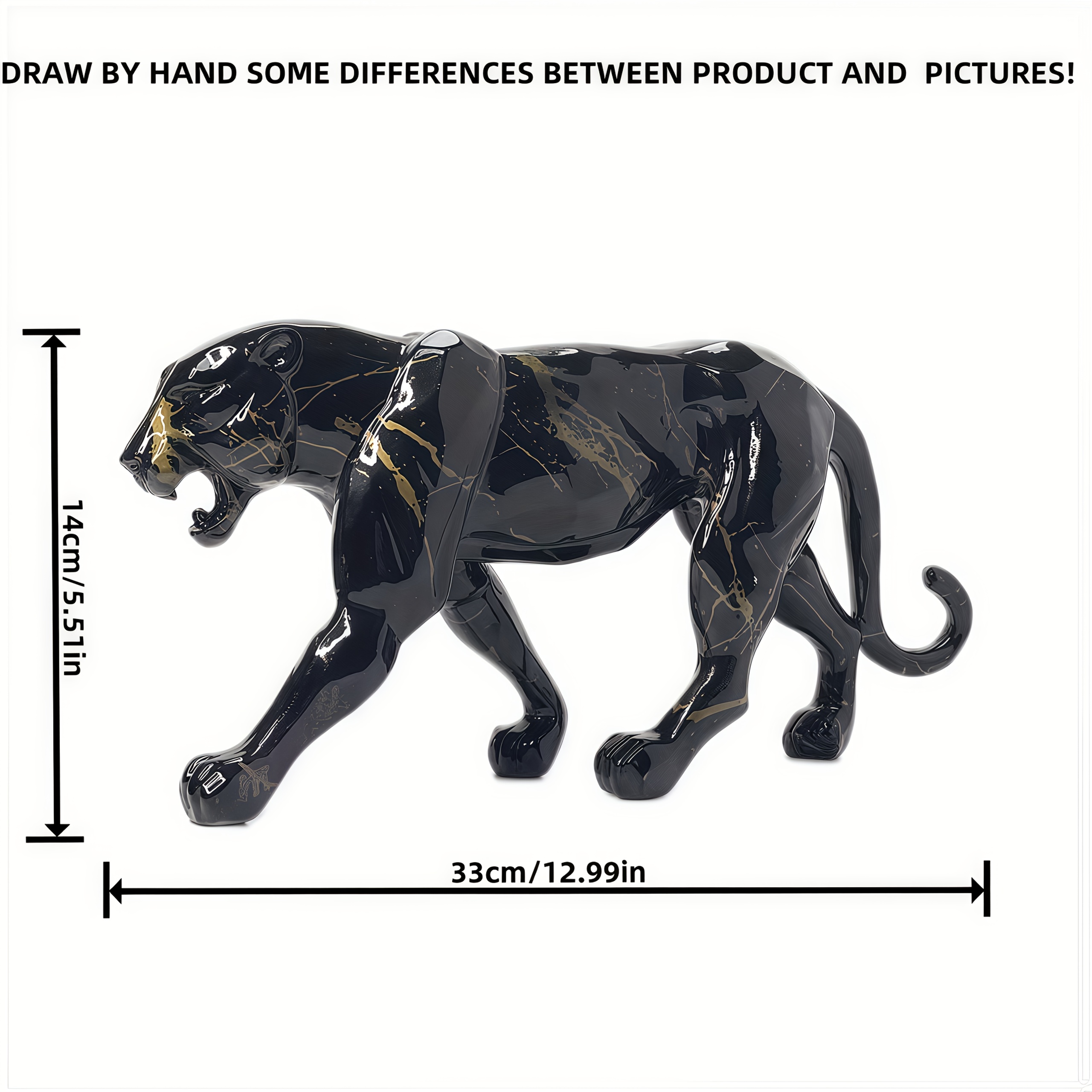 73fdb9d1-9c47-43bc-ab0e-7b78fcfba20b.jpg 1 stuk Creatief Zwarte Panter Beeld