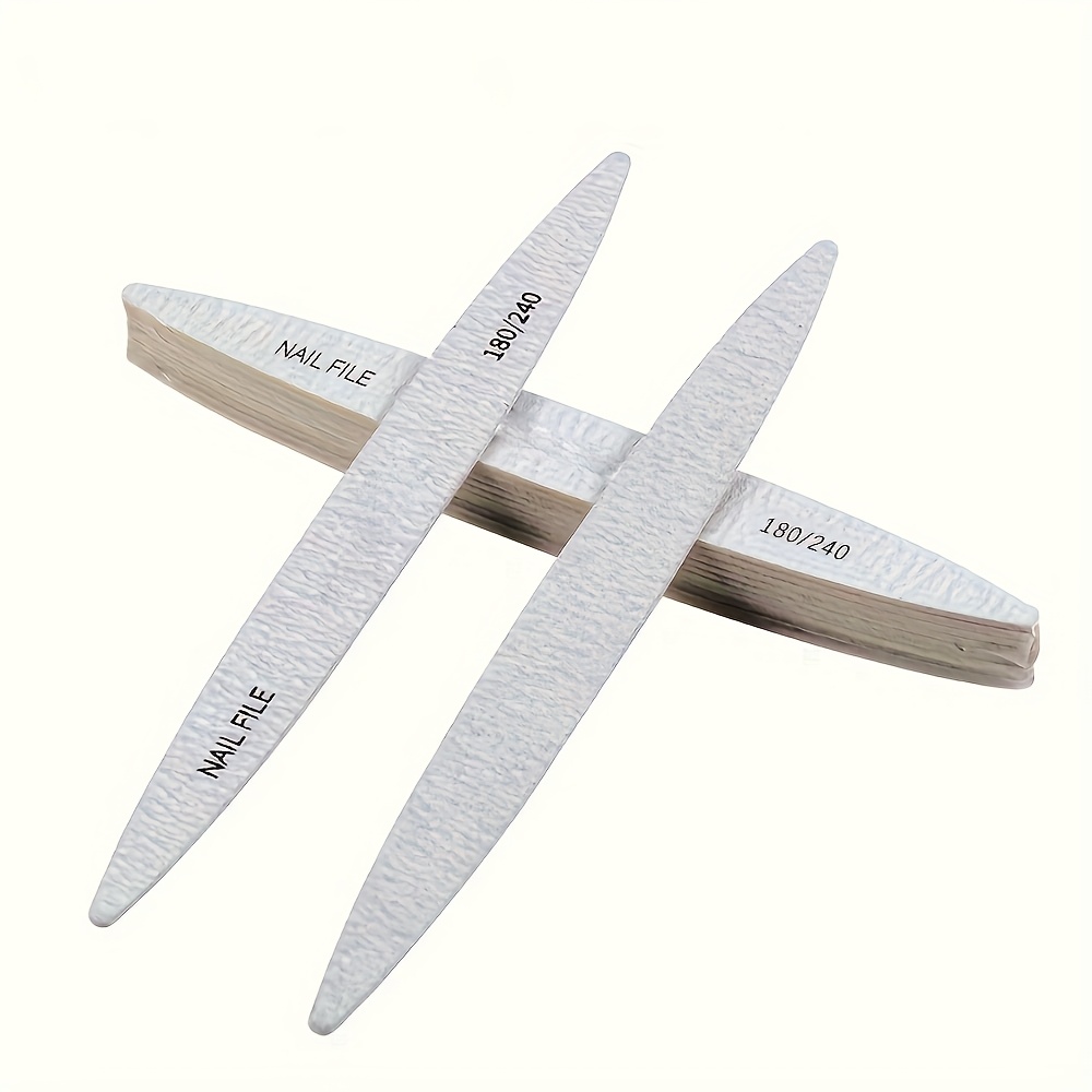 24pcs Oval Nail Files, Professional Nail Art Tools