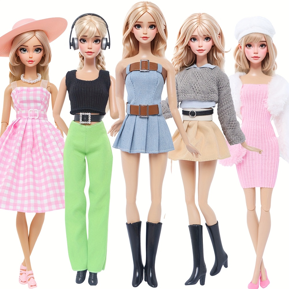 ropa muñeca moda niña pulgadas vestido diseño Temu Ecuador