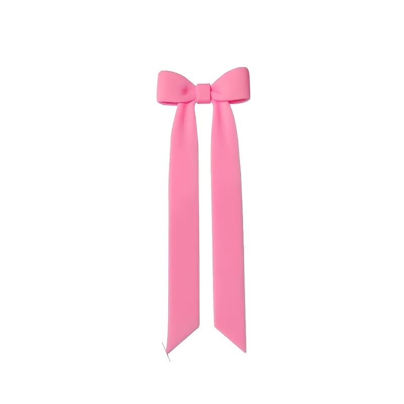 TEMU Marque-page en silicone avec nœud et long ruban marque-page - Convient aux étudiants, enseignants, amateurs de livres, accessoire de livre pour